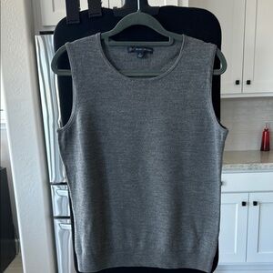 Brooks Brothers Gray Cashmere Vest | Size Large